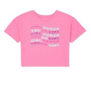 🔴 3/$12 Girls’s graphic‎ crop tee! NWT!